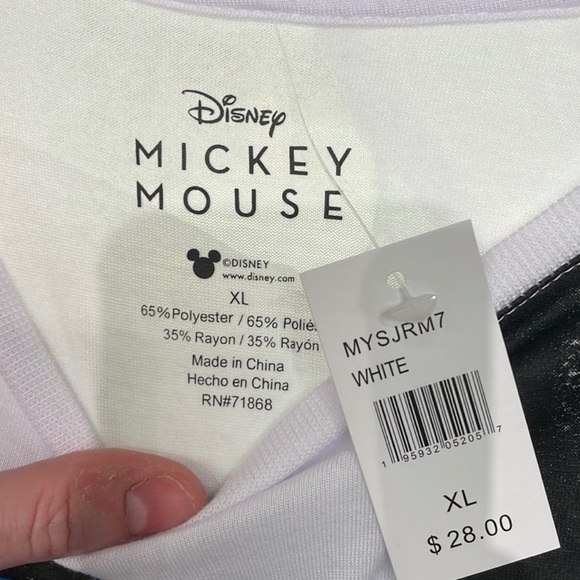 NWT Authentic 2-Piece Disney Mickey Mouse Graphic Shirt and Shorts SET - Picture 4 of 4